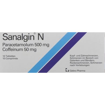 Sanalgin N tablets 10 pcs - PrimeCare Global