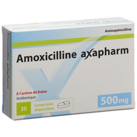 Amoxicillin Axapharm Disp Tabl 500 mg 20 pcs - PrimeCare Global