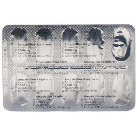 Amoxicillin Axapharm Disp Tabl 1000 mg 20 pcs - PrimeCare Global