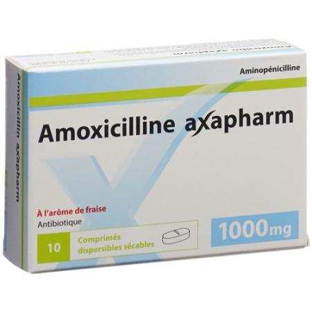Amoxicillin Axapharm Disp Tabl 1000 mg 20 pcs - PrimeCare Global