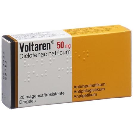 Voltaren Drag 50 mg 20 pcs - PrimeCare Global