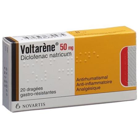 Voltaren Drag 50 mg 20 pcs - PrimeCare Global
