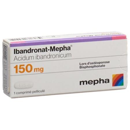 Ibandronat-Mepha 150 mg monthly tablets 3 pieces - PrimeCare Global