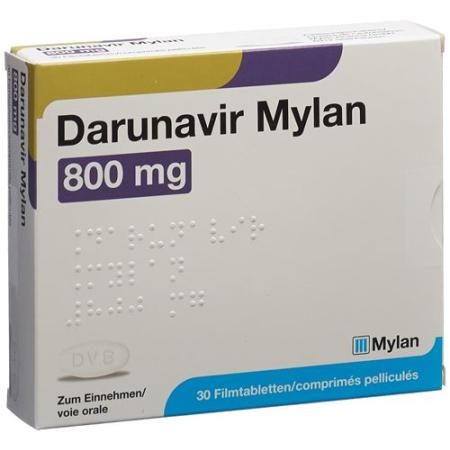 Darunavir Mylan film tablets 800 mg 30 pcs - PrimeCare Global