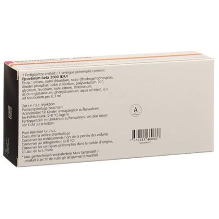 Recormon PS Inj L&ouml;s 2000 IU/0.3ml with needle protection Fertspr 6 pcs - PrimeCare Global