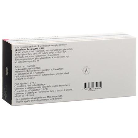 Recormon PS Inj L&ouml;s 5000 IU/0.3ml with needle protection Fertspr 6 pcs - PrimeCare Global