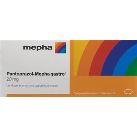 Pantoprazole-Mepha gastro Filmtabl 20 mg 7 pcs - PrimeCare Global
