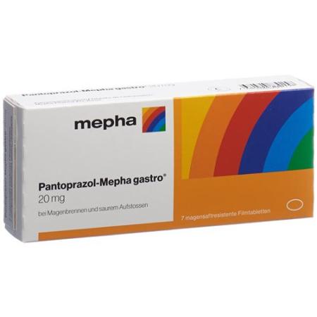 Pantoprazole-Mepha gastro Filmtabl 20 mg 7 pcs - PrimeCare Global