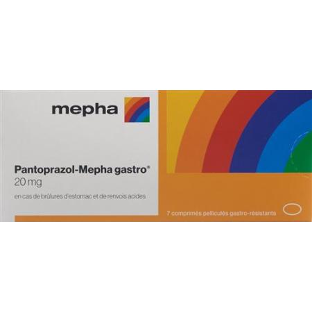 Pantoprazole-Mepha gastro Filmtabl 20 mg 7 pcs - PrimeCare Global