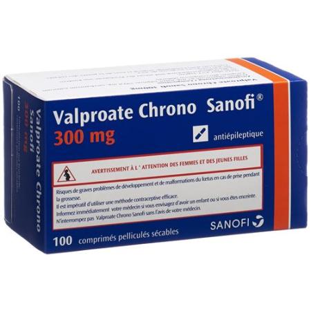 Valproate Chrono Sanofi Filmtabl 300 mg 100 pcs - PrimeCare Global
