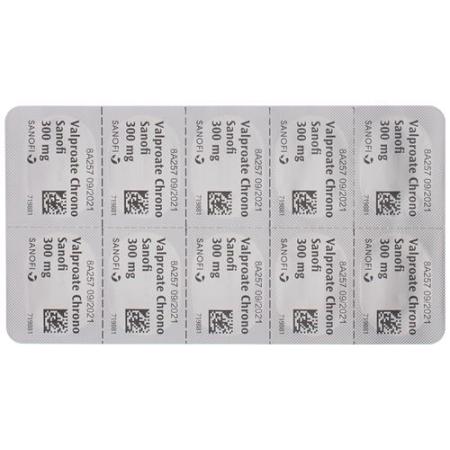 Valproate Chrono Sanofi Filmtabl 300 mg 100 pcs - PrimeCare Global