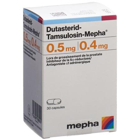 Dutasteride-Tamsulosin-Mepha Kaps 0.5/0.4 mg Ds 30 pcs - PrimeCare Global