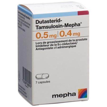 Dutasterid-Tamsulosin-Mepha Kaps 0.5/0.4 mg Ds 90 pcs - PrimeCare Global