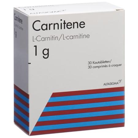 Carnitene chewing tablets 1 g 30 pcs - PrimeCare Global