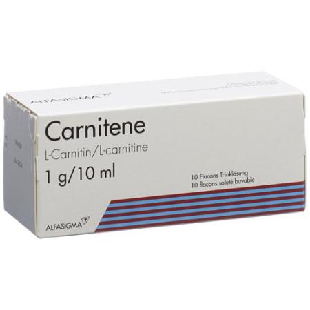 Carnitene drinking solution 1 g/10ml 10 bottles 10 ml - PrimeCare Global
