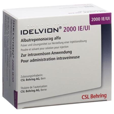 Idelvion dry sub 2000 IU with solvent and administration set Du - PrimeCare Global