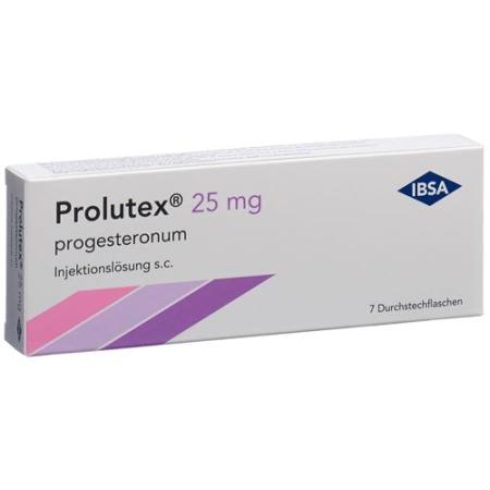 Prolutex Inj L&ouml;s 25 mg/1.112ml Durchstf 7 pcs - PrimeCare Global