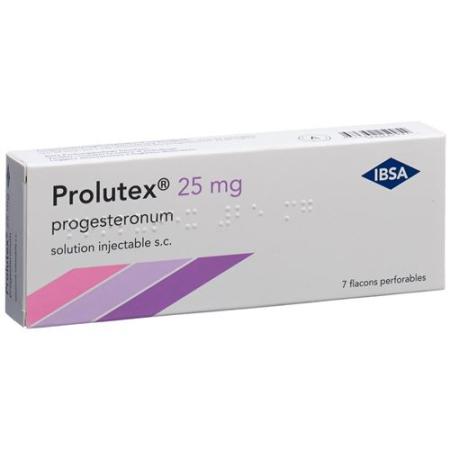 Prolutex Inj L&ouml;s 25 mg/1.112ml Durchstf 7 pcs - PrimeCare Global