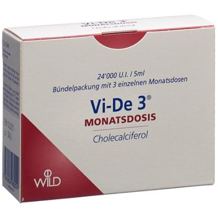 Vi-De 3 Month Dose Oral Solution 4800 IU/ml 3 Fl 5ml - PrimeCare Global