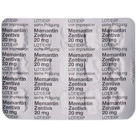 Memantine Zentiva Filmtabl 20 mg 98 pcs - PrimeCare Global