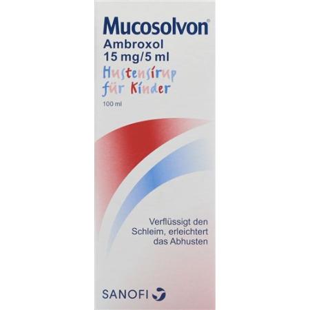 Mucosolvon cough syrup 15 mg/5ml child bottle 100 ml - PrimeCare Global