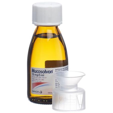 Mucosolvon cough syrup 15 mg/5ml child bottle 100 ml - PrimeCare Global