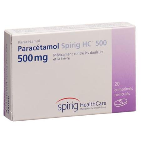 Paracetamol Spirig HC Filmtabl 500 mg Ds 100 pcs - PrimeCare Global