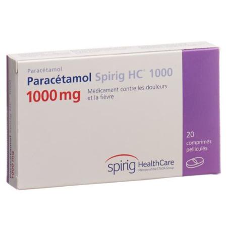 Paracetamol Spirig HC Filmtabl 1000 mg Ds 100 pcs - PrimeCare Global