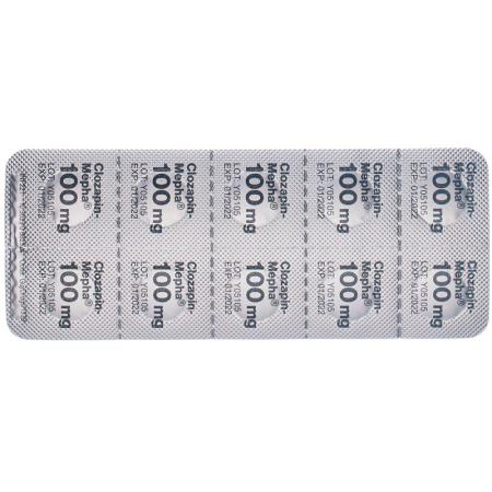 Clozapin-Mepha Tabl 100 mg 50 pcs - PrimeCare Global