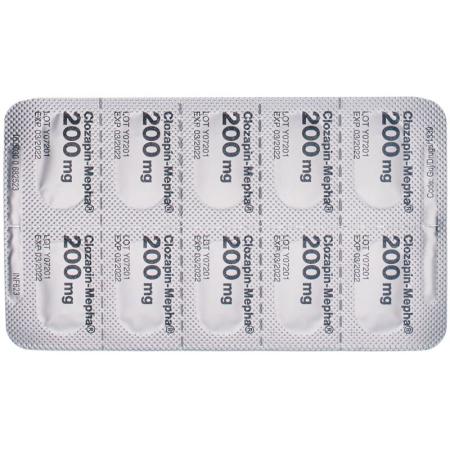 Clozapin-Mepha Tabl 200 mg 50 pcs - PrimeCare Global