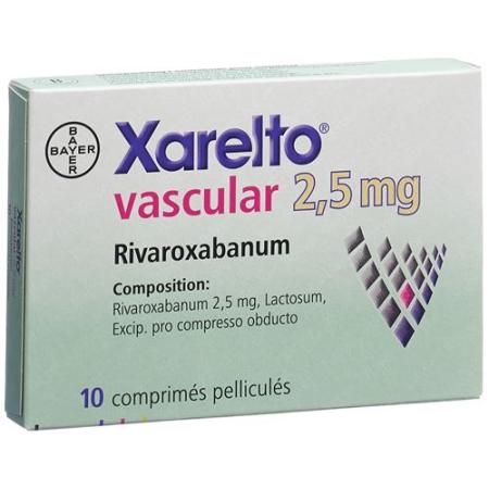 Xarelto vascular Filmtablet 2.5 mg Ds 100 pcs - PrimeCare Global