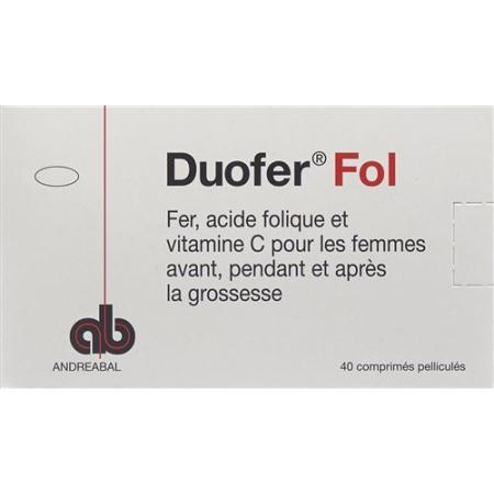 Duofer Fol Filmtablet 40 pcs - PrimeCare Global