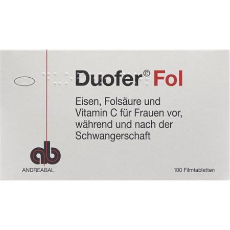 Duofer Fol film tablets 100 pcs - PrimeCare Global