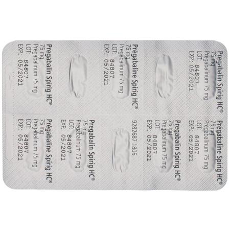 Pregabalin Spirig HC Caps 75 mg 14 pcs - PrimeCare Global