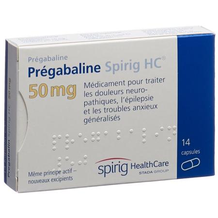 Pregabalin Spirig HC Caps 50 mg 14 pcs - PrimeCare Global