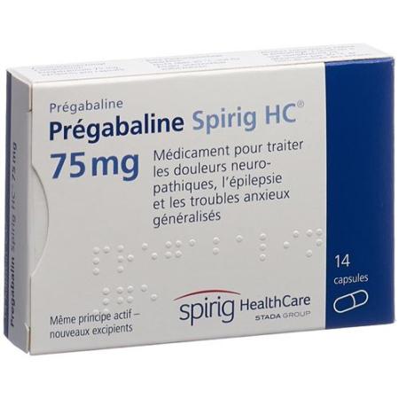 Pregabalin Spirig HC Caps 75 mg 56 pcs - PrimeCare Global