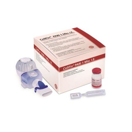 ColiFin PARI Inh Plv 1 million IU with Solvens 56 dry matter. 60 - PrimeCare Global