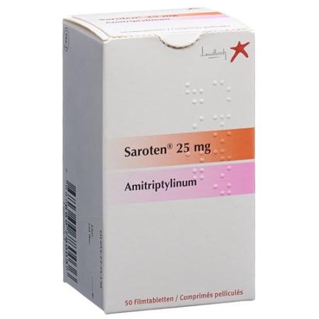 Saroten Filmtablet 25 mg Ds 50 pcs - PrimeCare Global