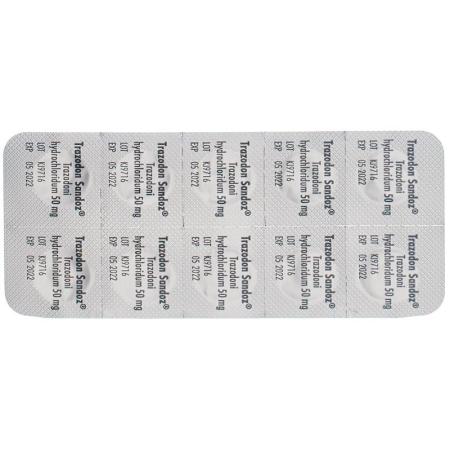 Trazodone Sandoz Tabl 50 mg 100 pcs - PrimeCare Global