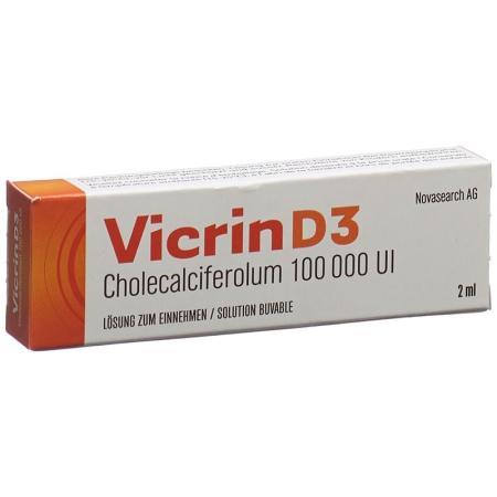 Vicrin D3 oral solution 100000 I.U. 2ml - PrimeCare Global