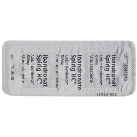 Ibandronate Spirig HC 150 mg monthly tablets 3 pcs - PrimeCare Global