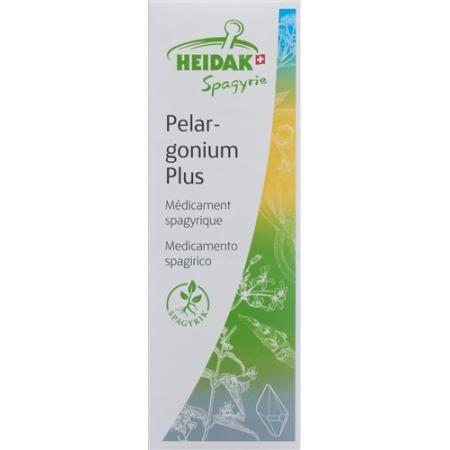 HEIDAK Spagyrik Pelargonium Plus Spray 50ml Bottle - PrimeCare Global