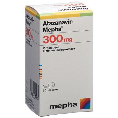 Atazanavir-Mepha Kaps 300 mg Ds 30 Stk - PrimeCare Global
