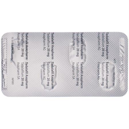 Tadalafil Axapharm Filmtabl 20 mg 4 pcs - PrimeCare Global