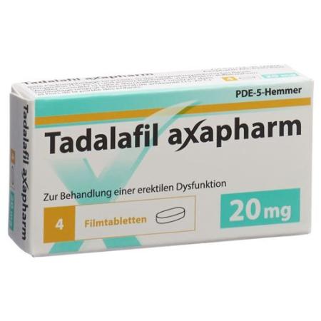 Tadalafil Axapharm Filmtabl 20 mg 24 pcs - PrimeCare Global