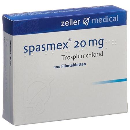 Spasmex Filmtablet 20 mg 100 pcs - PrimeCare Global