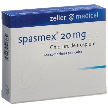 Spasmex Filmtablet 20 mg 100 pcs - PrimeCare Global
