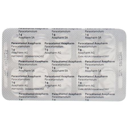 Paracetamol Axapharm Filmtabl 1 g 100 pcs - PrimeCare Global