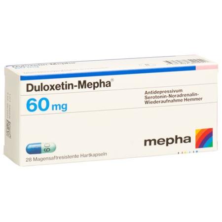 Duloxetine-Mepha Kaps 60 mg 30 pcs - PrimeCare Global