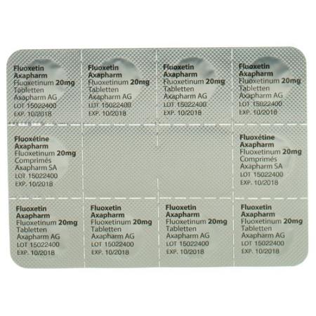 Fluoxetine Axapharm Filmtabl 20 mg 30 pcs - PrimeCare Global